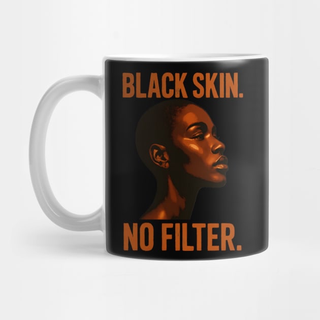 Black Skin. No Filter by Roots In Royalty